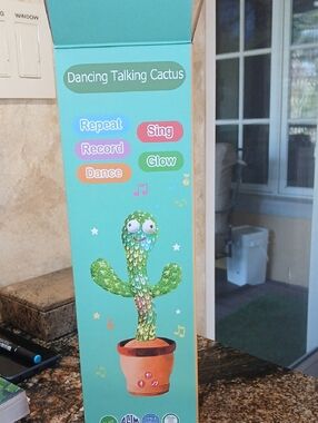 Dancing Talking Cactus Toy - Green